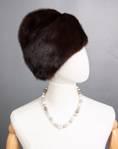 1591 wonderful real mink hat - 1591,